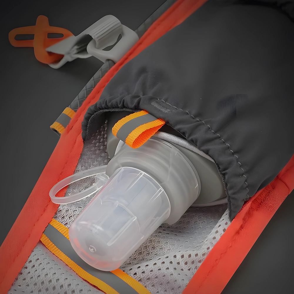 Trail Running Vest with 2 Soft Flasks